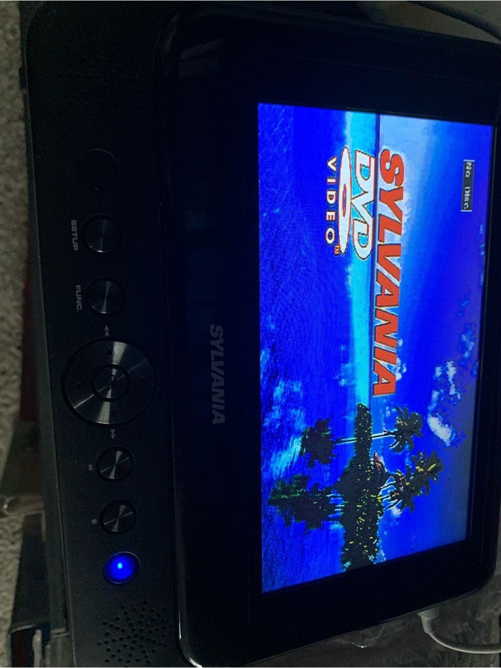 Sylvania Portable Dual Screen DVD Player - Black